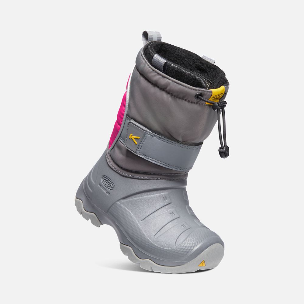 Botas de Montaña Keen Mexico Grises/Rosas - Niños Lumi Ii Waterproof - OV0658321